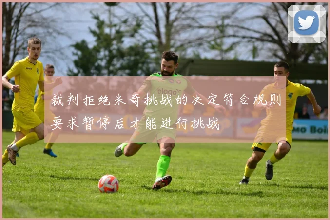 裁判拒绝米奇挑战的决定符合规则要求暂停后才能进行挑战